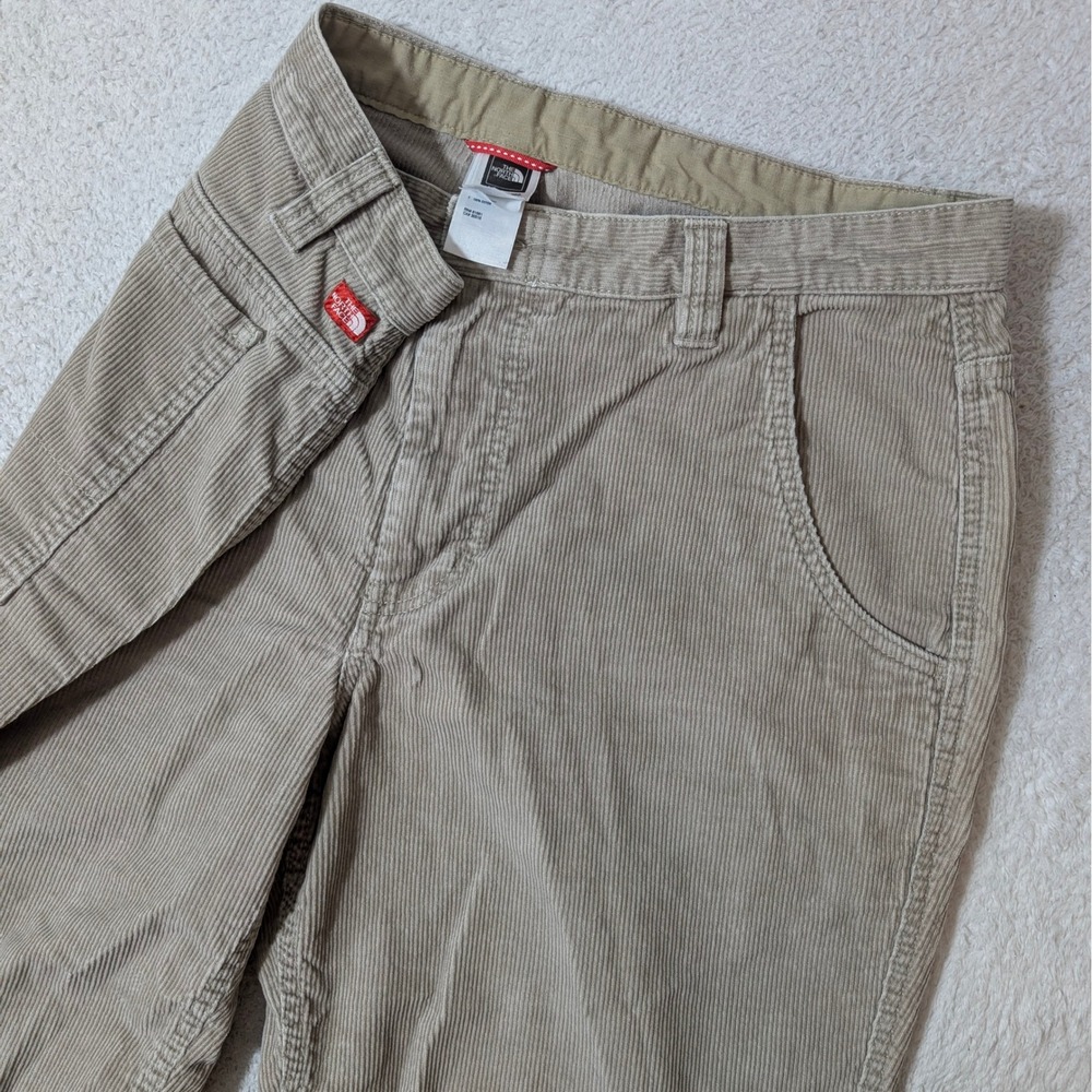 The North Face Corduroy Pants Mens 38x28 Tan Straight Leg AA88